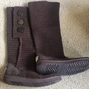 UGG knit boots size 8
